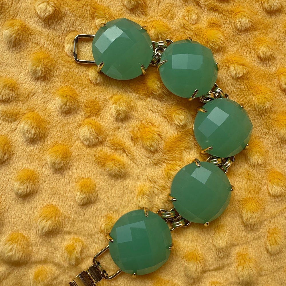 Kendra scott Cassie Elegant Green Bracelet